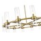 Z-Lite Datus 12 Light Chandelier, Rubbed Brass & Clear 4008-12RB - alternate 2